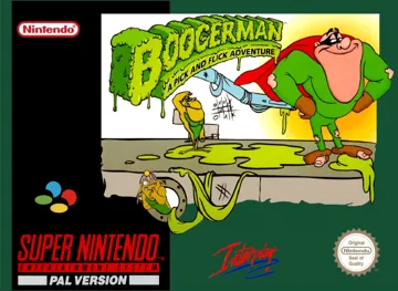 Boogerman - A Pick and Flick Adventure (Europe) box cover front